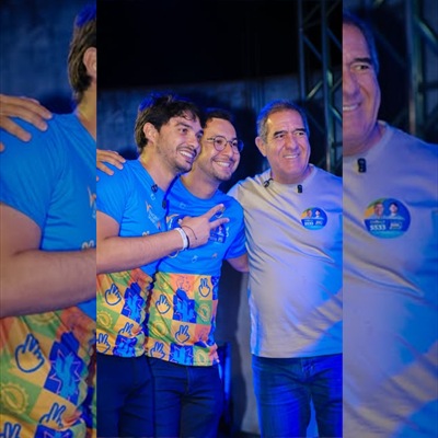 Capa sem distorção: Vinícius Duarte destaca parceria política com o deputado federal Luiz Gastão